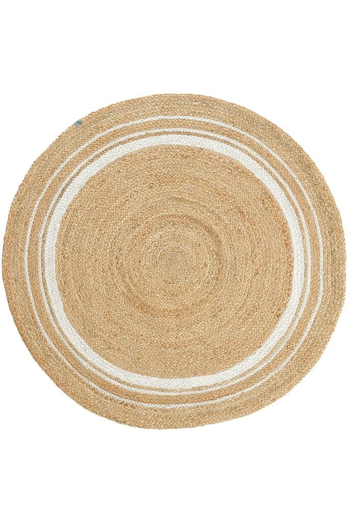 Conceptum Hypnose Carpet Vime 01R, O120 cm, беж-бело