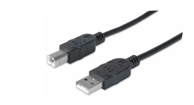 Менхетен кабел USB 2.0 за печатачи A, B, 3м