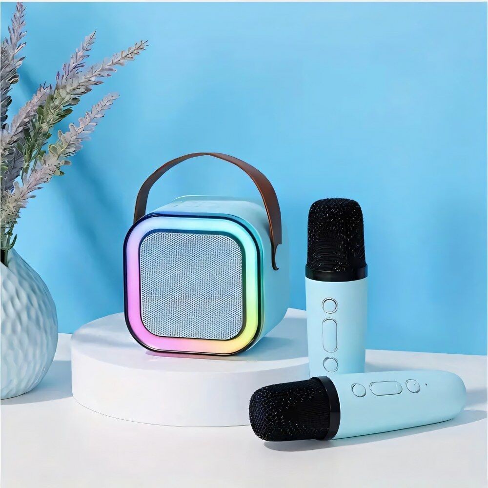 Караоке сет со 2 микрофони - СИНА БОЈА