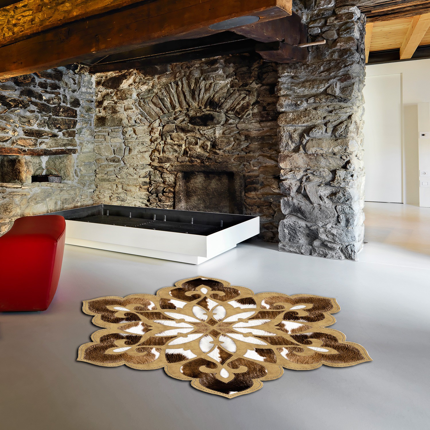 Тепих Conceptum Hypnose 100x100cm Браун