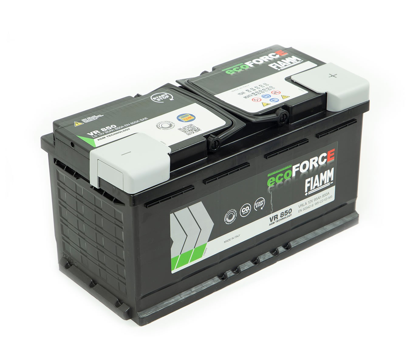 FIAM ECOFORCE Акумулатор 12V 95ah 800a AGM Start/Stop D+