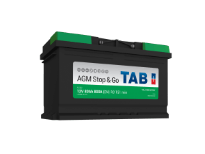 VESNA TAB Акумулатор 12V 80ah 800a AGM Start/Stop D+