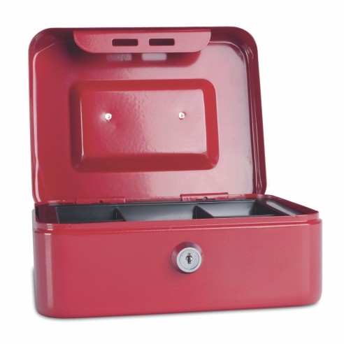 DONAU Каса за пари, 5232001PL-04, 160*200*90мм, црвена
