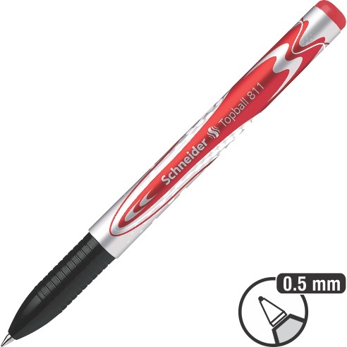 SCHNEIDER Шнајдер Ролер 811 Топбал Црвен