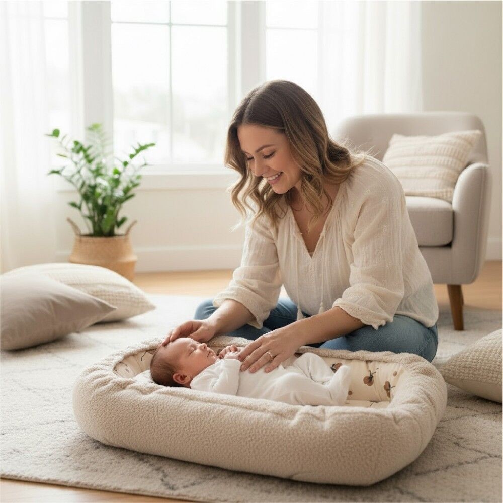 SEVI BEBE Teddy Креветче за бебе Ecru