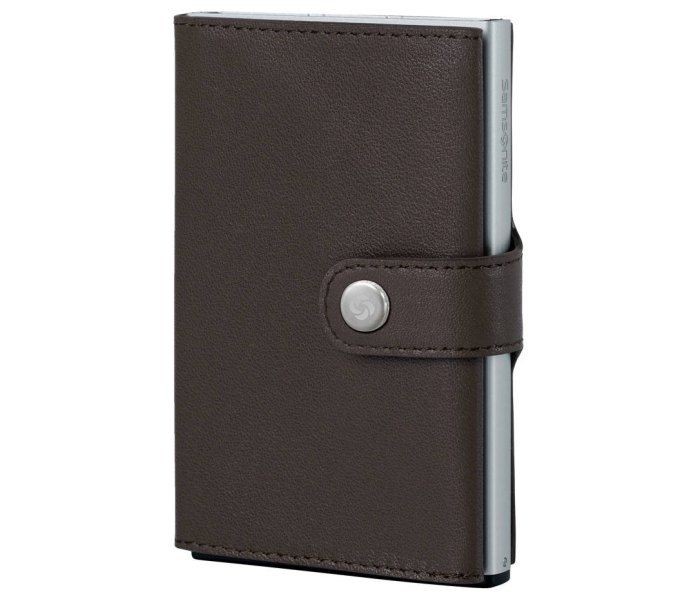 Паричник Samsonite од алуминиум во темно кафеава боја