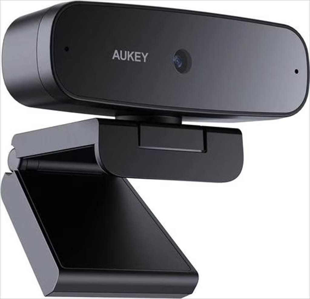 Aukey Веб камера Pc-W3S, Stream Series 1080P Usb, 30 Fps, 1/2,9"-Cmos Sensor Black