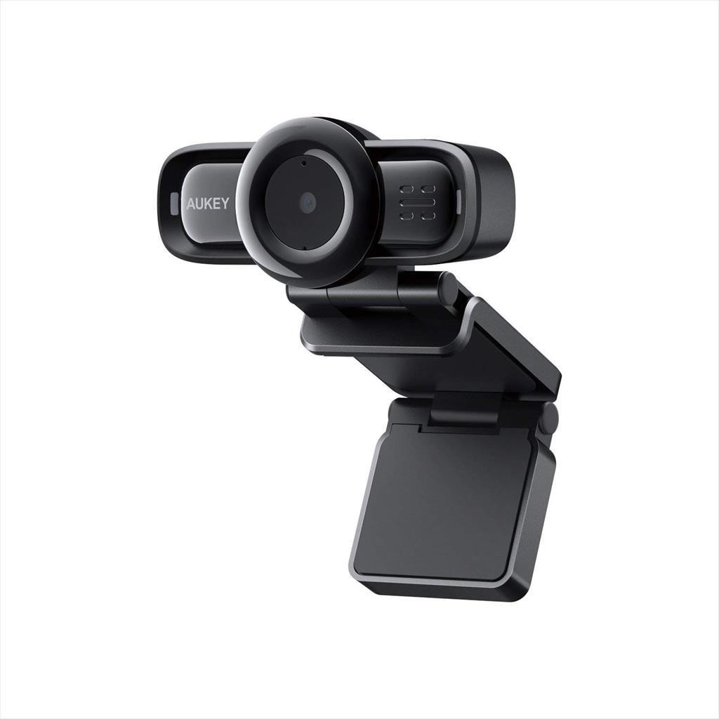 Aukey Веб камера Pc-Lm3, Stream Series Autofocus 1080P Usb, 30 Fps, 1/3"-Cmos Sensor Black