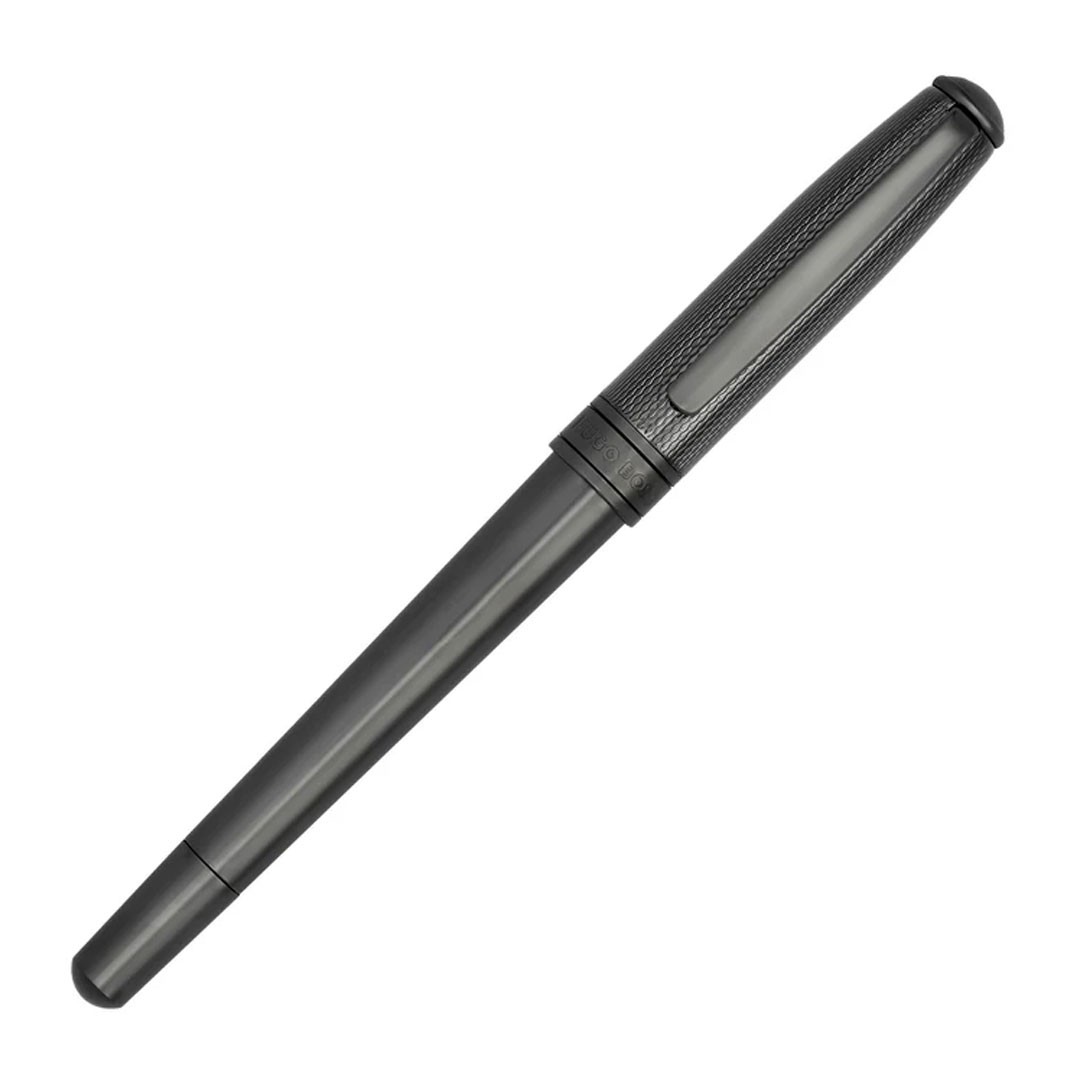 Hugo Boss Rollerball Pen Essential Metal HSY4875D, црно