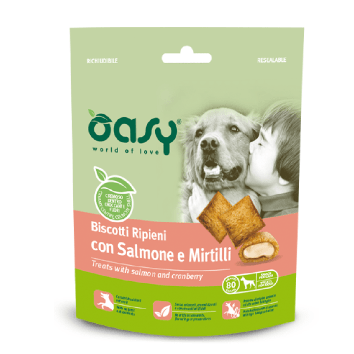 Oasy Награди Полнети Со Крем Од Лосос И Брусница