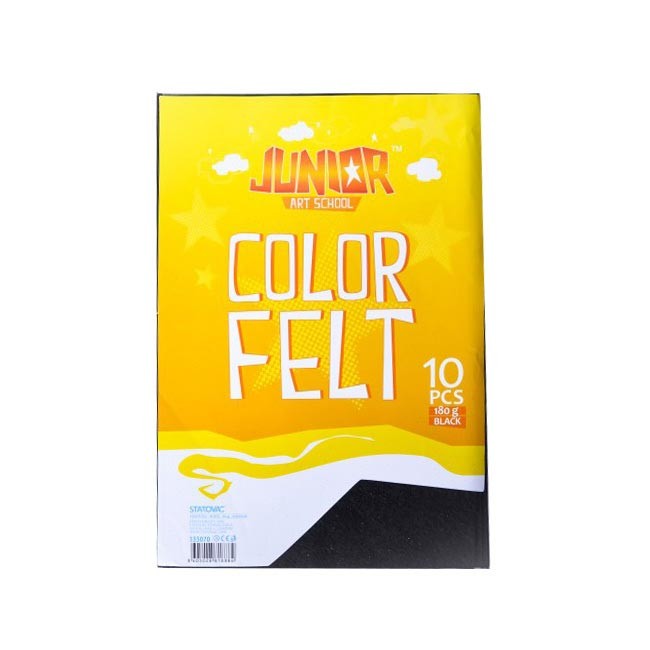Јуниорски филц 135070, A4, црна