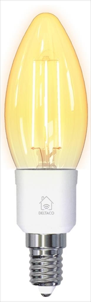 Deltaco ЛЕД Сијалица Smart Deltaco E14 1800K-6500K Dimmable White, 4.5W, Filament Lamp, Sh-Lfe14C35