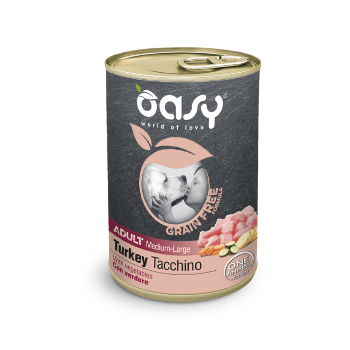 Oasy Парчиња Мисиркино Месо И Зеленчук (Влажна Храна За Куче Без Житарки)