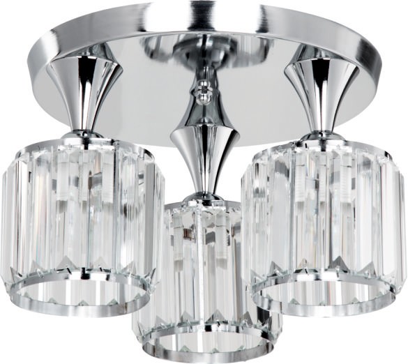 Alfa Electric Тавански лустер 3×E27 хром