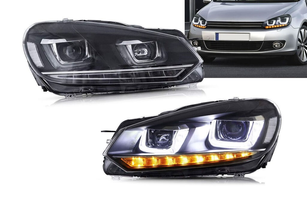 AUTOLUX Комплет тунинг ксенон фарови со LED DRL светла за Volkswagen Golf 6 2008-2012