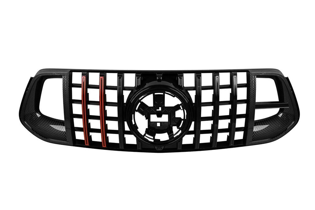 AUTOLUX Решетка тип Brabus со црвени линии за Mercedes GLE SUV W167, GLE купе C167 по 2019