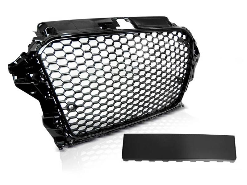 AUTOLUX Црн лак решетка тип RS за Audi A3 2012-2016