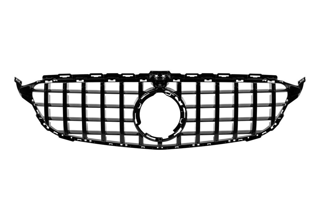 AUTOLUX Црн лак решетка тип GT за Mercedes C класа W205 седан, S205 караван, C205 купе по 2019