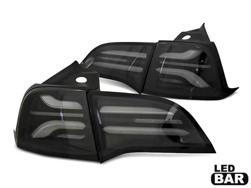 AUTOLUX Комплет LED штопови за Tesla Model 3 по 2017 , со затемнета основа