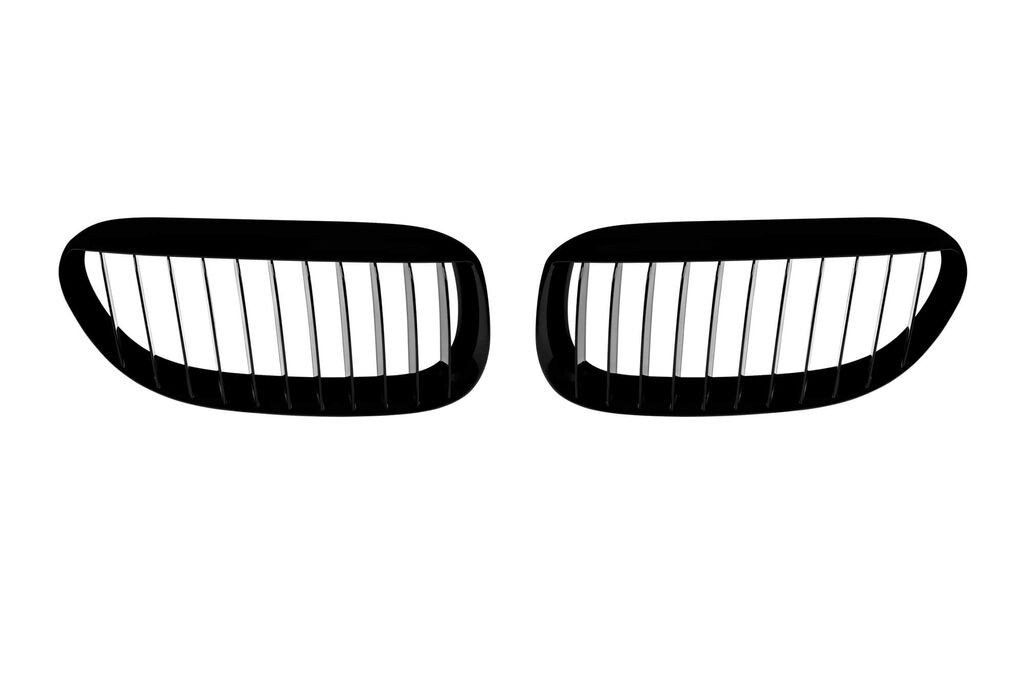 AUTOLUX Бубрези со единични ребра црн лак за BMW серија 6 Е63, Е64 2003-2010