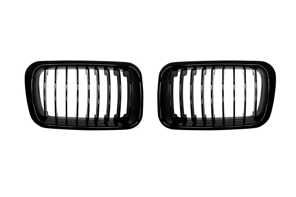 AUTOLUX Бубрезитип M3 со единични ребра црн лак за BMW серија 3 E36 седан, караван, купе, кабрио, компакт