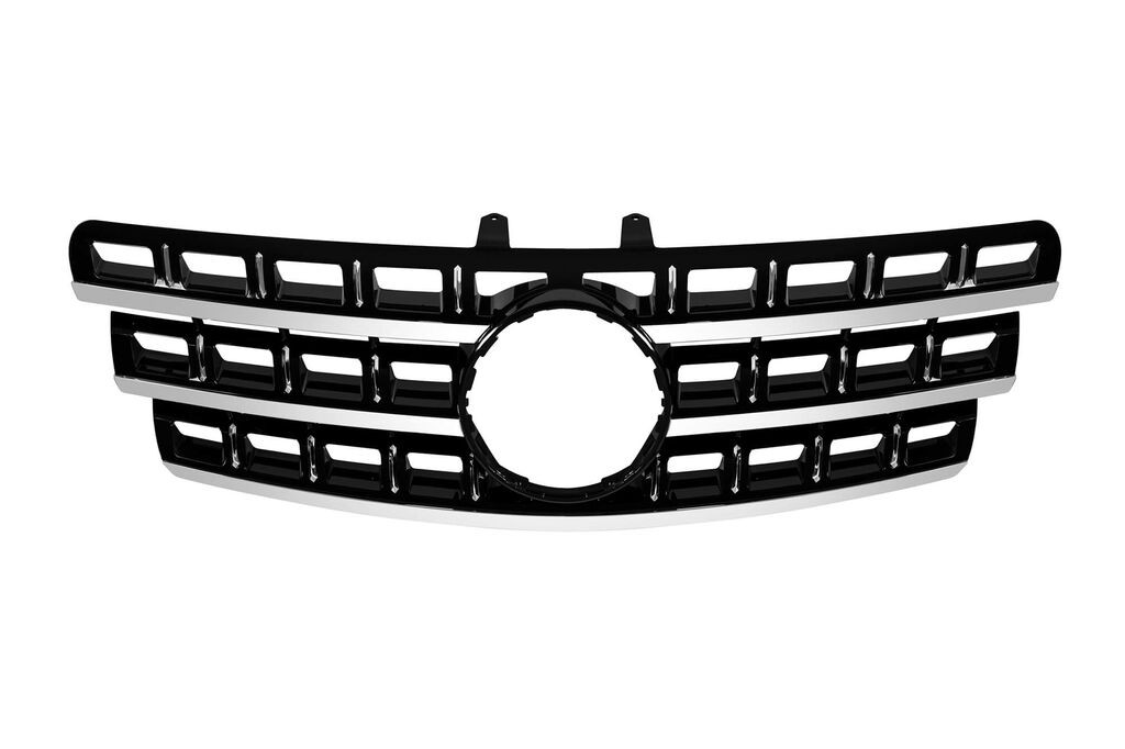 AUTOLUX Хром/црна решетка за Mercedes ML W164 2009-2011