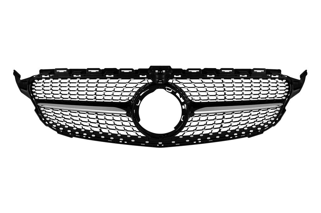 AUTOLUX Хром/црна дијамантна  решетка за Mercedes C класа W205 седан, S205 караван, C205 купе 2019-2020