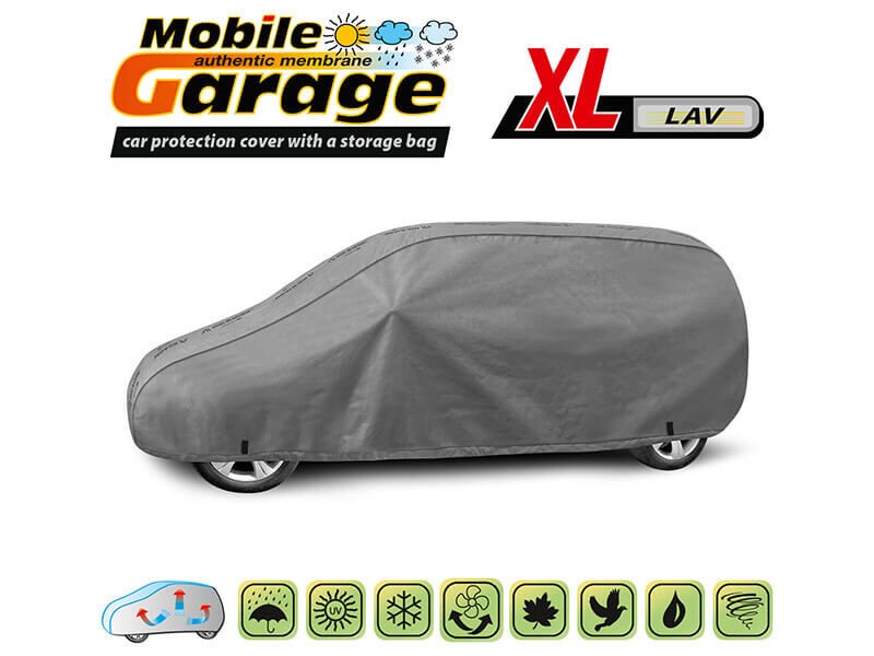 KEGEL-BLAZUSIAK Церада Kegel серија Mobile размер XL сиво за VAN, 443-463x150-160cm