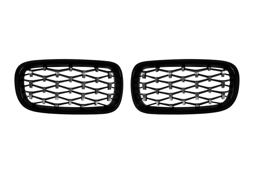 AUTOLUX Бубрезитип диамант хром/црни  за BMW X5 F15 2013-2018, X6 F16 2014-2019