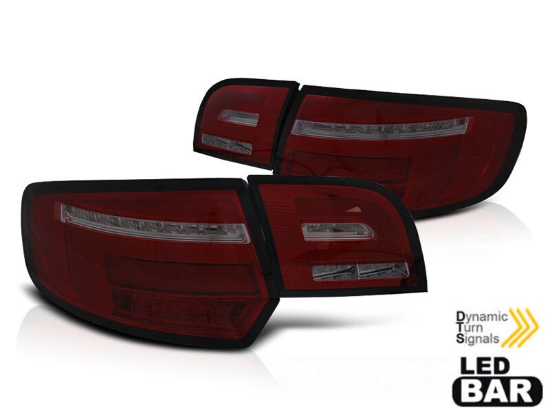AUTOLUX Комплет тунинг LED штопови за Audi A3 8P Sportback 2003-2008 затемнета основа, лев и десен