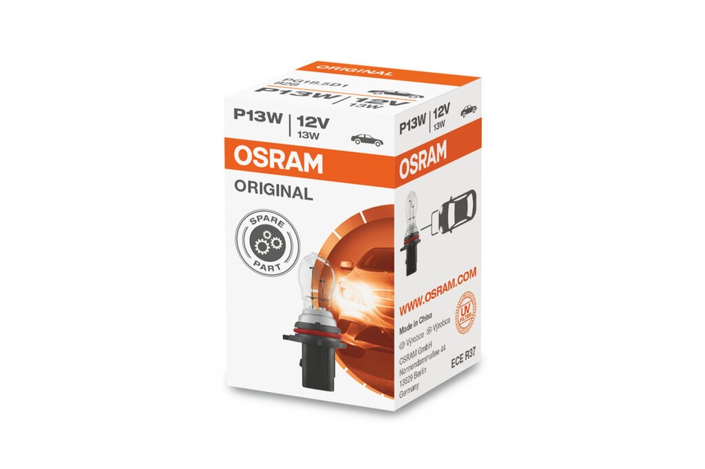 OSRAM Халогенска сијалица Osram P13W Original 12V, 13W, PG18.5D-1, 250LM, 1 број