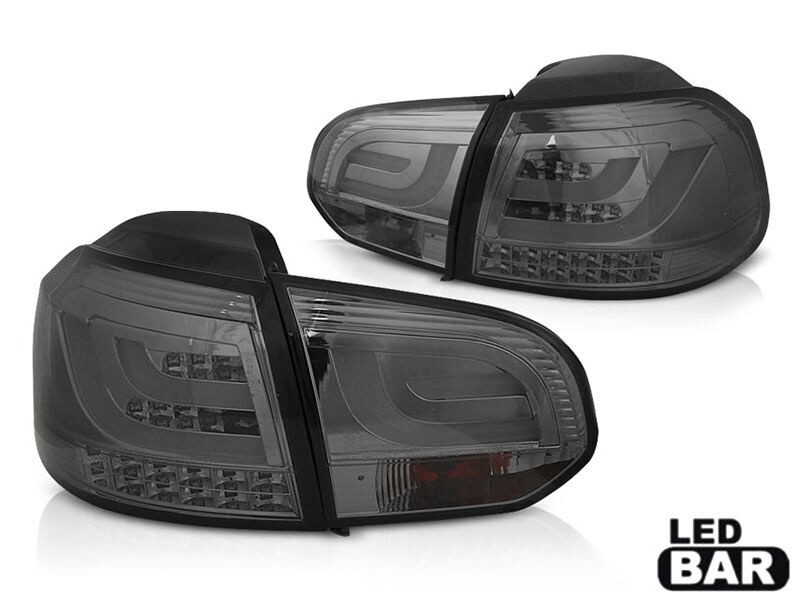 AUTOLUX Комплет LED штопови за VW Golf 6 2008-2012, затемнета основа