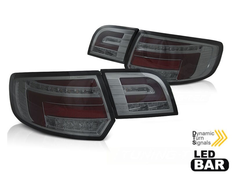 AUTOLUX Комплет тунинг LED штопови за Audi A3 8P Sportback 2003-2008 целосно затемнета основа, лев и десен