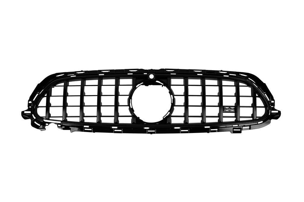 AUTOLUX Црн лак решетка тип GT за Mercedes E класа W213, S213, C238, A238 AMG Sport Line & Avantgarde, E53 AMG