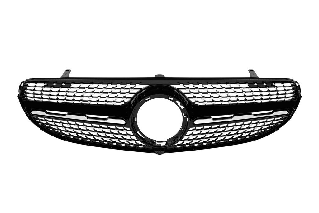 AUTOLUX Хром/црна дијамантна  решетка за Mercedes GLC X253 2020-2022