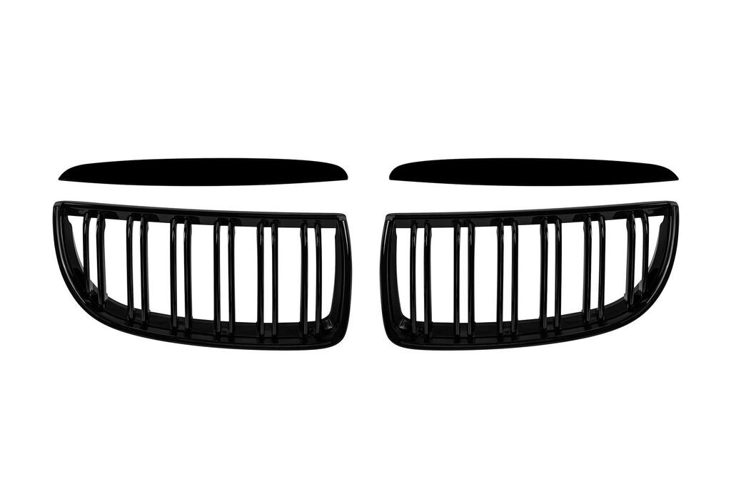 AUTOLUX Бубрези со  двојни  ребра црн лак за BMW серија 3 E90 седан, E91 караван 2005-2008