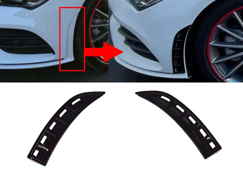 AUTOLUX Aero додатоци компатибилни со преден AMG-Line браник на Mercedes CLA C118 по 2019
