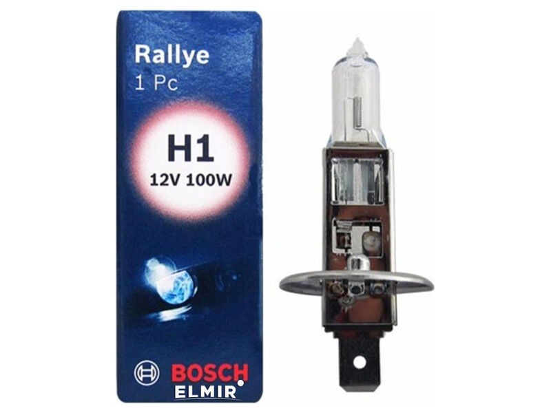 BOSCH Халогенска сијалица Bosch H1 Rallye 12V, 100W, P14.5s, 1 број