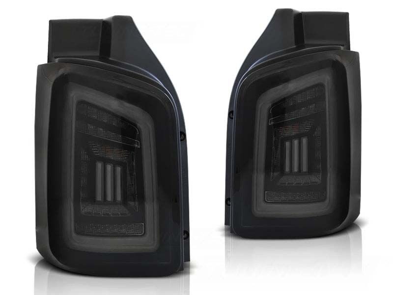 AUTOLUX Комплет тунинг LED штопови за VW T5 04.2003-2015 затемнети со црно/бела основа