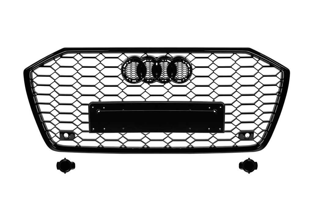 AUTOLUX Црн лак решетка тип RS6 за Audi A6 по 2018