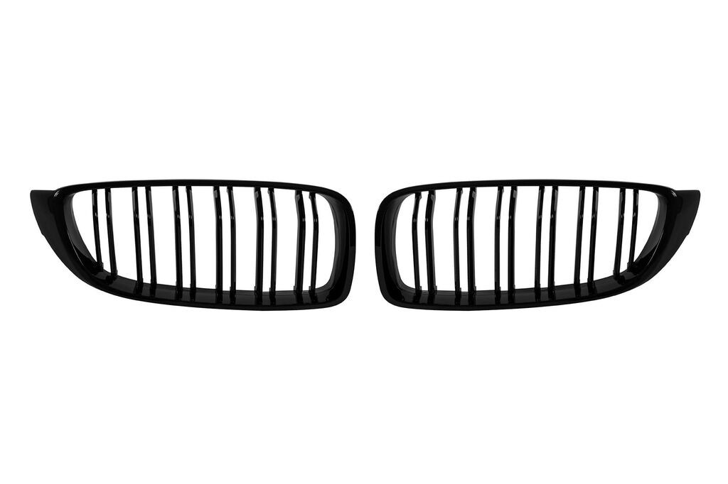 AUTOLUX Бубрези со  двојни  ребра црн лак за BMW серија 4 F32 купе, F33 кабрио, F36 Gran Coupe по 2013