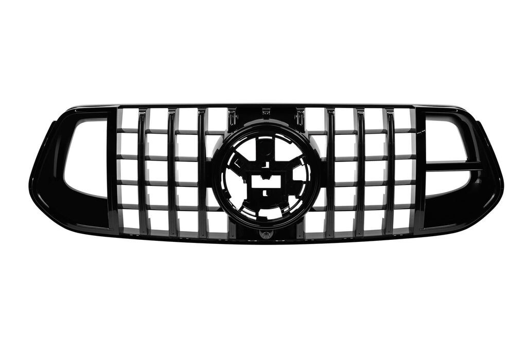 AUTOLUX Црн лак решетка тип Brabus за преден GLE63 браник на Mercedes GLE W167, GLE Coupe C167