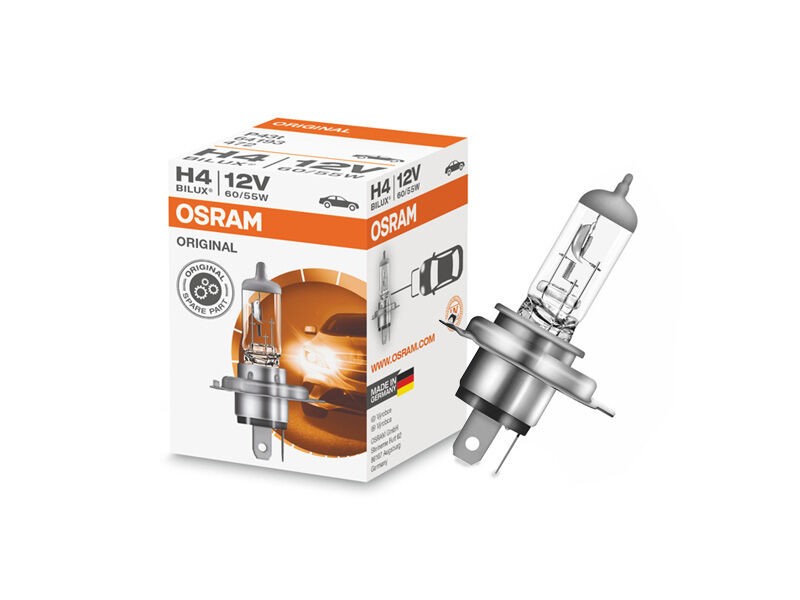 OSRAM Халогенска сијалица Osram H4 Original 12V, 60/55W, P43t, 1 бр.