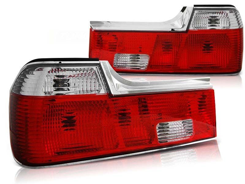 AUTOLUX Комплет тунинг штопови за BMW E32 06.1986-04.1994 со црвена и бела основа