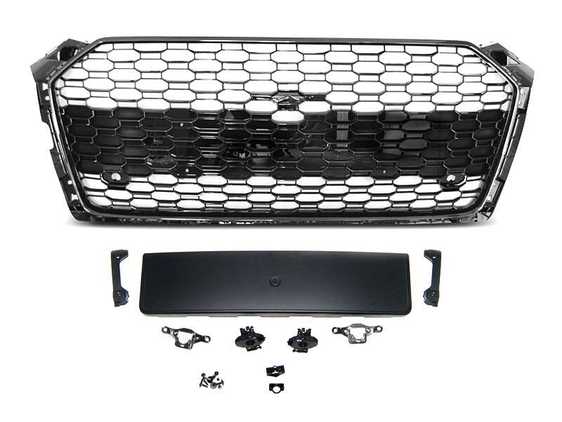 AUTOLUX Црна лак решетка тип RS5 за Audi A5 по  2018  и PDC