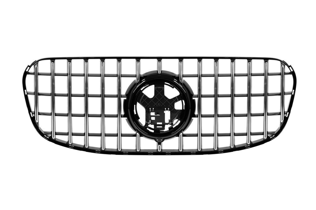 AUTOLUX Хром/црна решетка тип GT за Mercedes GLS X167 по 2024  за AMG Line преден браник