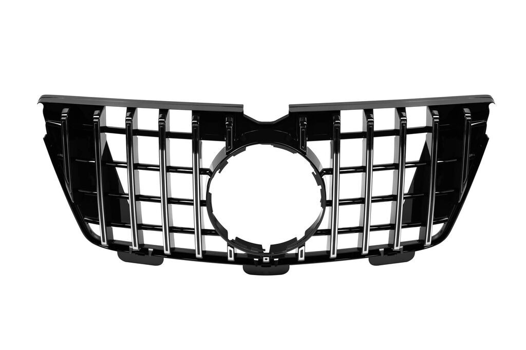 AUTOLUX Хром/црна решетка тип GT за Mercedes GL X164 2007-2009, со AMG-Line преден  браник