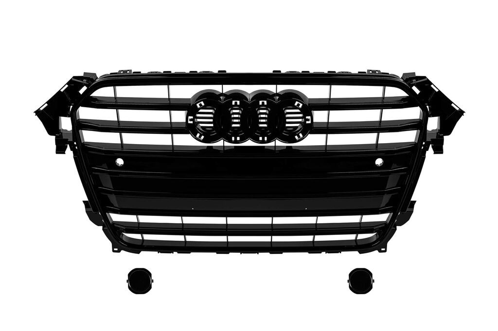 AUTOLUX Црн лак решетка тип S4 за Audi A4 2011-2015