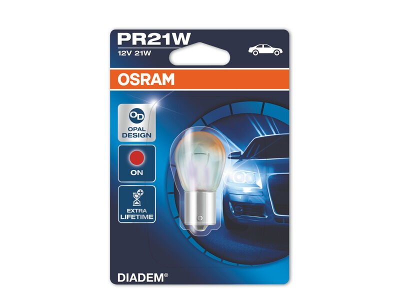OSRAM Халогенска сијалица Osram PR21W Diadem 12V, 21W, BAW15s, 1 бр.