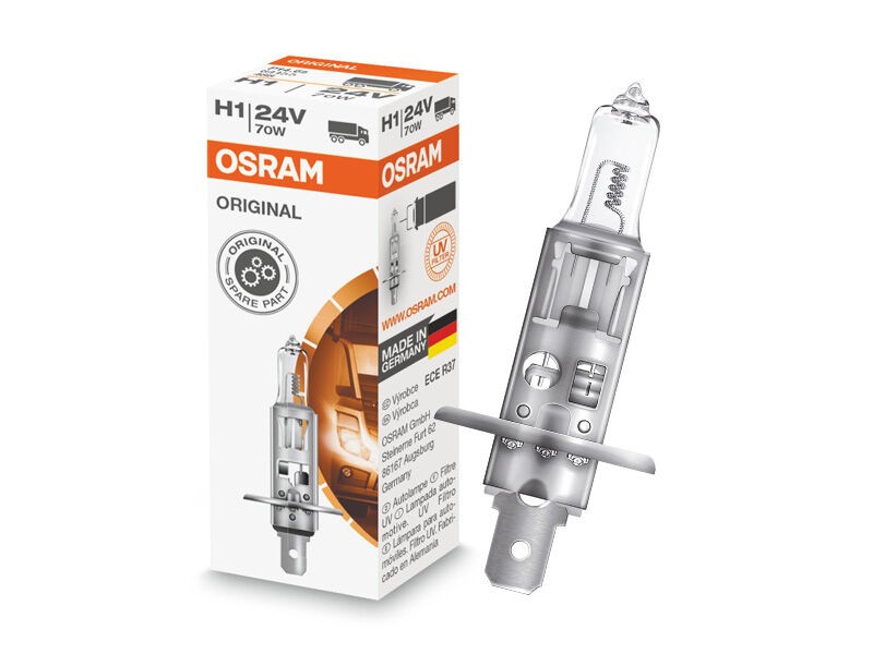 OSRAM Халогенска сијалица Osram H1 Original 24V, 70W, P14.5s, 1 бр.